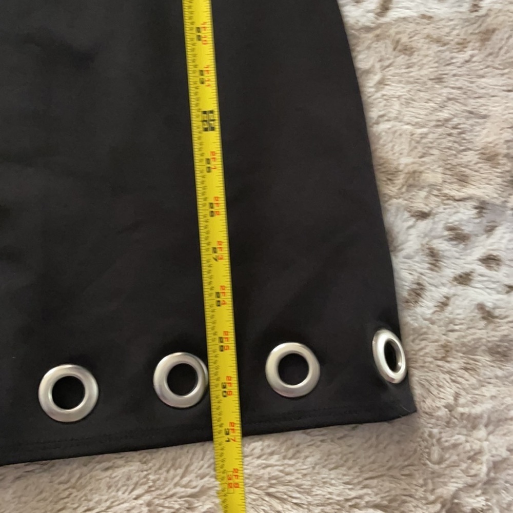 Topshop Mini Black Sleeveless Dress Size 2 - Picture 8 of 8